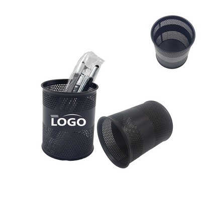 Metal Mesh Pencil Cup