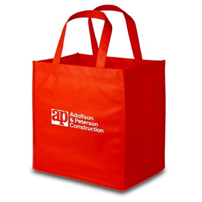 Non-Woven Polypropylene Shopping Bag (12"x8"x13")