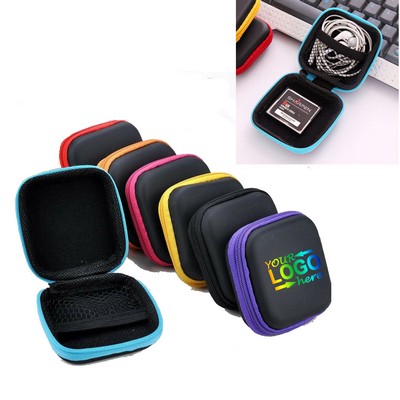 Mini Square Cable Organizer Case