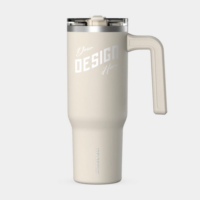 32 oz Hydrapeak® Stainless Steel Insulated Tumbler With Handle and Straw Lid