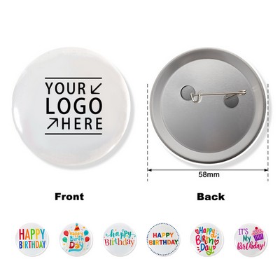 Round Shape Tin Badges/Button