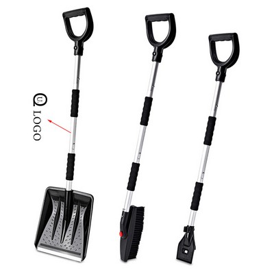 Stainless Steel 3-In-1 Snow Shovel