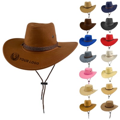 Suede Travel Cowboy Hat