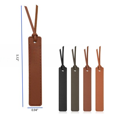 Leather Bookmark with Rope for Book Lovers Readers Leather Book Marks for Men Women