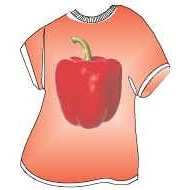 Bell Pepper T-Shirt Lapel Pin