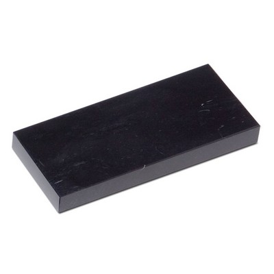 Jet Black Square Marble Base (4"x5/16"x4")