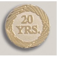 Stock 20 Year Lapel Pin