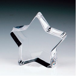 Crystal Star Paperweight