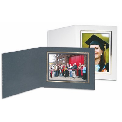 White Horizontal Portrait Folder (5"x7")