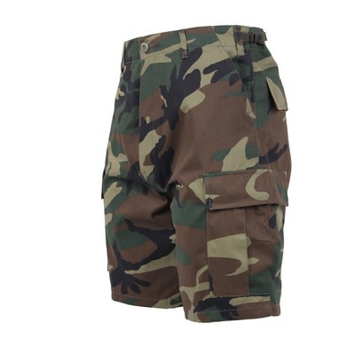 Woodland Camouflage Battle Dress Uniform Combat Shorts (4XL)