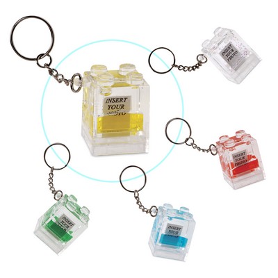 Puzzle Block Key Holder with Photo Insert (5/8" x 7/8" Photo)