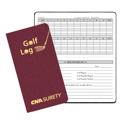 Golf Log w/ Shimmer Cover