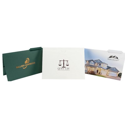 1 Pocket File Folder with 1 Reinforced Edge