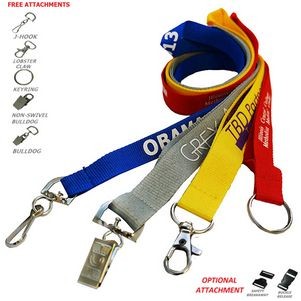 3/4" Polyester Custom Printed Lanyard