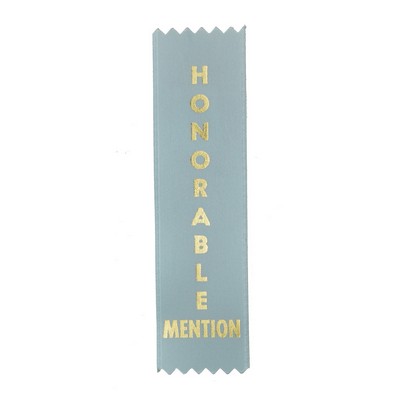 Stock Pinked End Ribbon (1 5/8"x6") - Honorable Mention