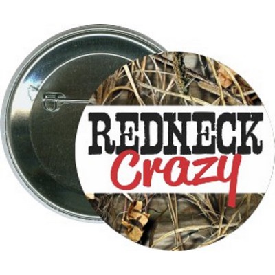 Social Groups - Redneck Crazy - 2 1/4 Inch Round Button