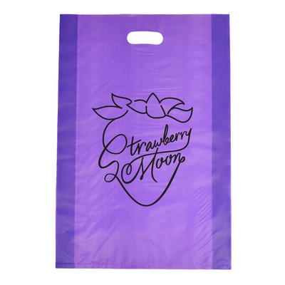 Frosted Grape Colored Poly Merchandise Bag/ 2.5 Mil (14"x3"x21")