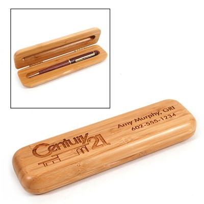 Classic Bamboo Single Pen Box