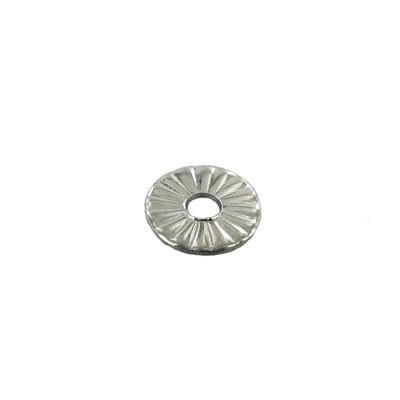 1/16" Silver Rosette w/Hole