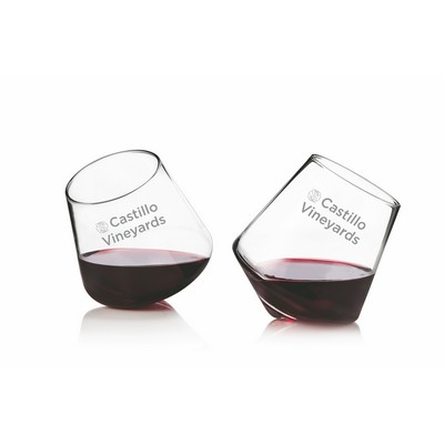 Rolling Crystal Wine Glasses by Viski®