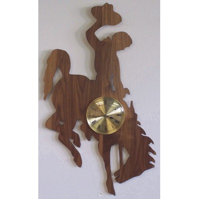 11" x 18" - Hardwood Clock - Hanging and Customized Shapes