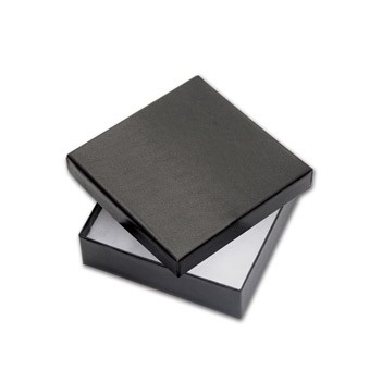 Black Paper Gift Box (3.5"x3.5")