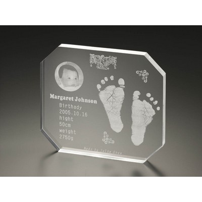 5" Corner-Cut Octagon Award