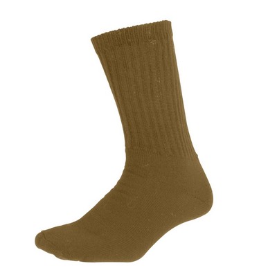 Coyote Brown Crew Socks