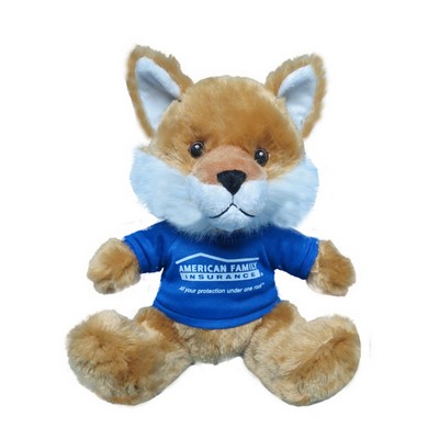 10" Bailey Fox Stuffed Animal w/ T-shirt (10")