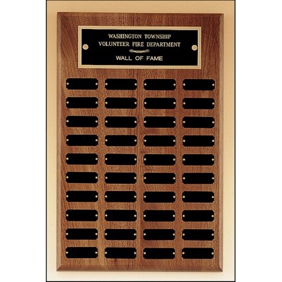 Perpetual Plaque /40 Black Brass Plates