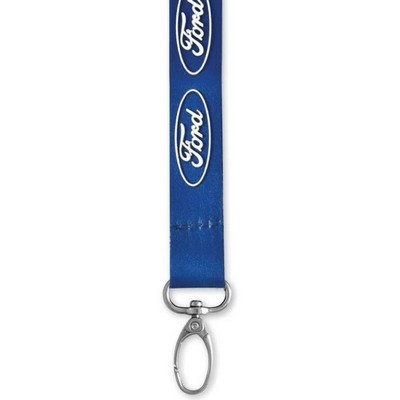 Raised Print Lanyard w/Full Color Background