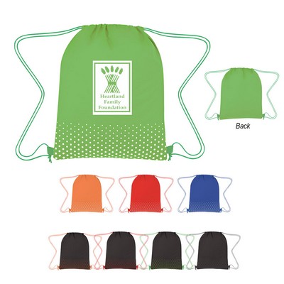 Connect The Dots Non-woven Drawstring Bag