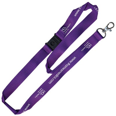 1/2" Nylon Lanyard w/ Safety Breakaway