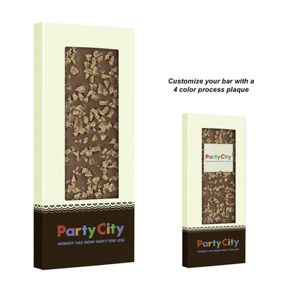 Belgian Chocolate Bar w/ Crushed Toffee (3.5 Oz.)