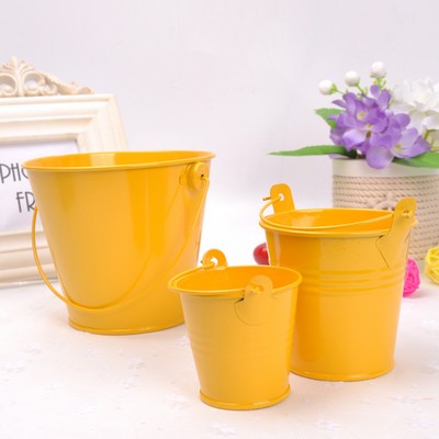 Metal Pail Buckets (4 7/10")