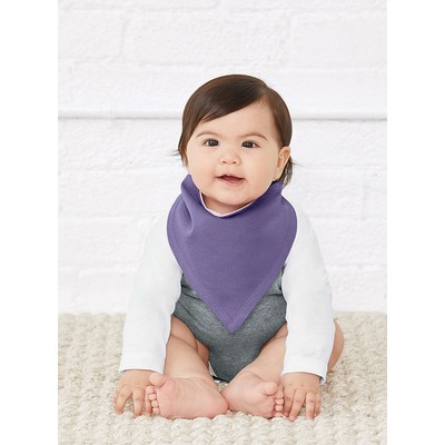 Rabbit Skins Infant Velcro® Reversible Premium Jersey Bandana Bib