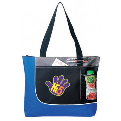 Poly Zippered Tote Bag (17"x14"x3.5")