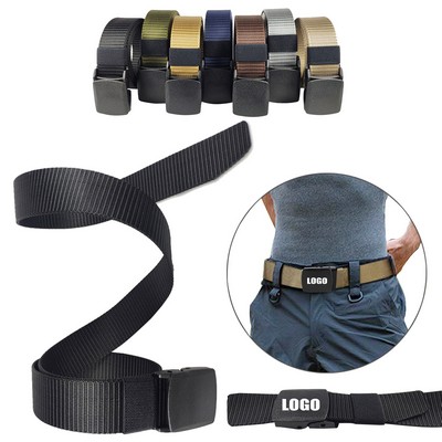 1.25"-W Nylon Canvas Waist Belt