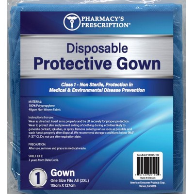 Pharmacy's Prescription® Disposable Isolation Gown