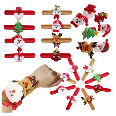 Christmas Slap Bracelet Wristband