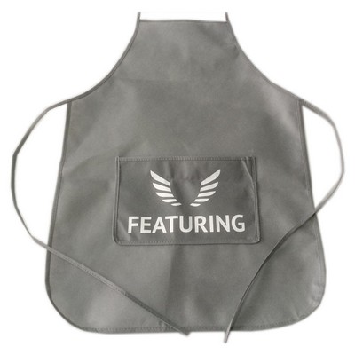 Non-Woven Apron w/Front Pockets