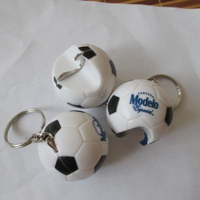 Football Shape Bottle Opener w/ Keychain