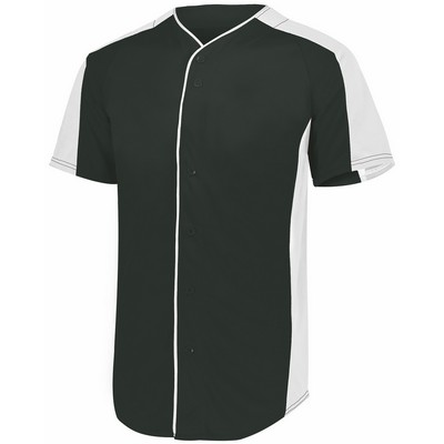 Augusta Adult Full-Button Baseball Jersey