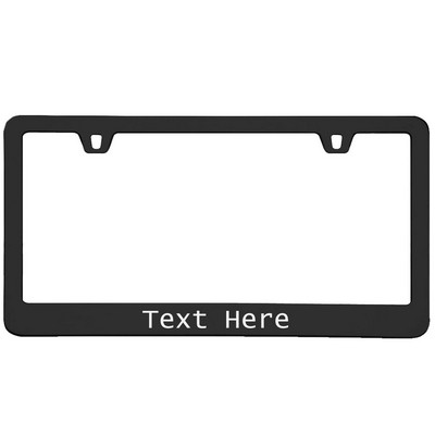 Zinc Metal License Car Plate Frame