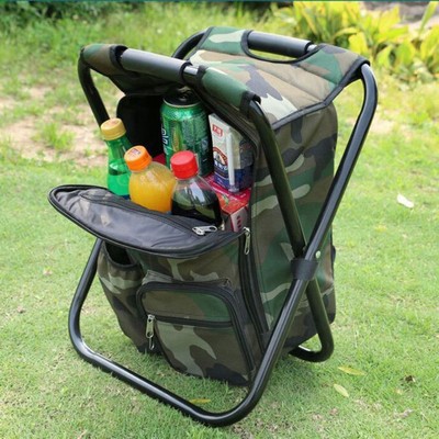 Portable Chair with Cooler Bag