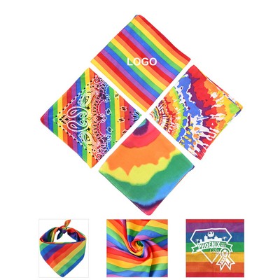 Rainbow Square Bandana (direct import)