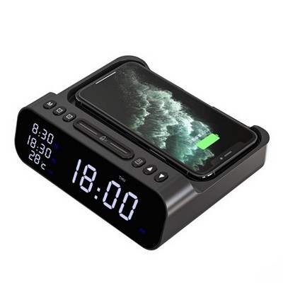 Wireless Charger with Alarm Clock