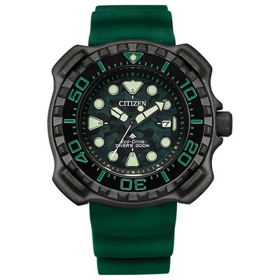 Citizen® Men's Promaster Dive Eco-Drive Watch w/Green Dial