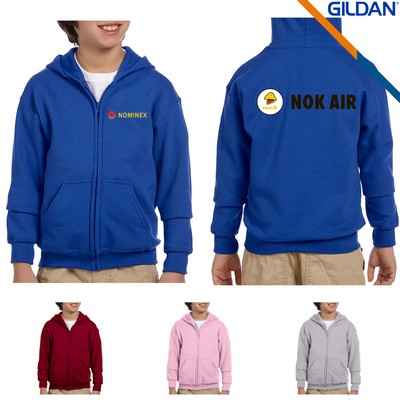 Gildan Heavy Blend Youth Full Zipper Sweatshirts