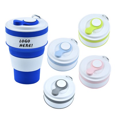 Custom Silicone Collapsible Cup w/ Carabiner